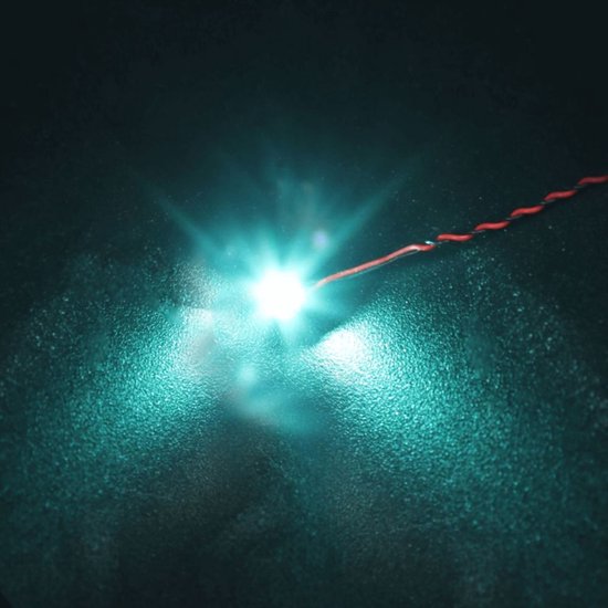 LED light V1001 Medium azuur for LEGO sets 2 stuks van Light My Bricks