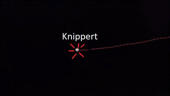 LED light V1002 Rood knipperent for LEGO sets 15 cm 2 stuks van Light My Bricks