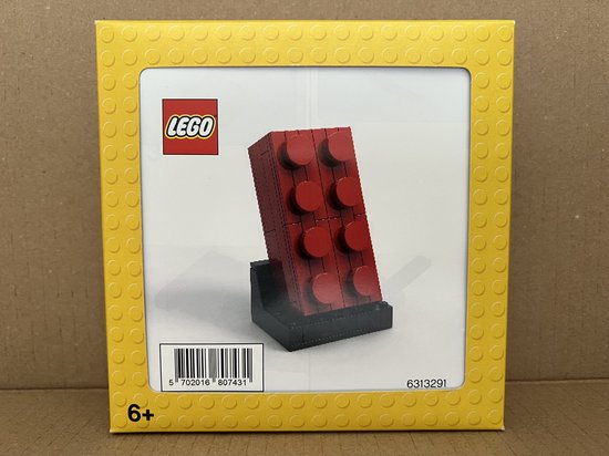 Lego 2x4 rode steen om zelf te bouwen - 6313291 van LEGO