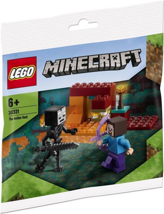 LEGO 30331 Minecraft - Het Onderwereldgevecht (Polybag) van Merkloos