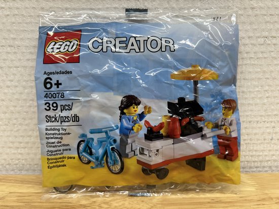 LEGO 40078 Hot Dog Stand (Polybag) van LEGO