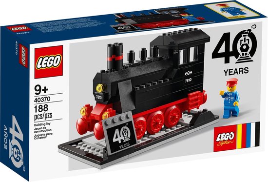 LEGO 40370 Iconic Steam Engine (40 Years of LEGO Trains) van LEGO