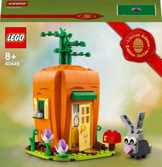 Lego 40449 Het wortelhuis van de paashaas van LEGO