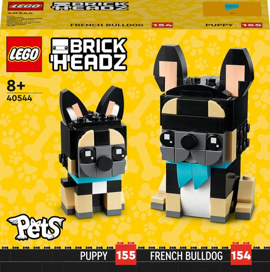 Lego 40544 Brickheadz Franse bulldog van LEGO