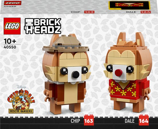 Lego 40550 Brickheadz Knabbel en Babbel van LEGO