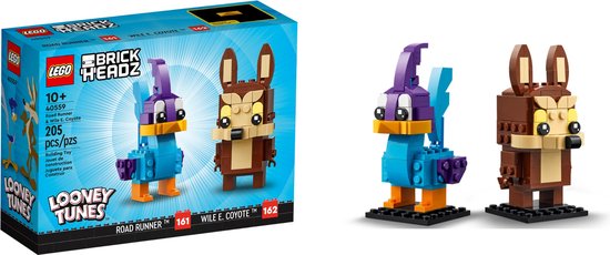 Lego 40559 brickheadz Road Runner & Wile E. Coyote van LEGO