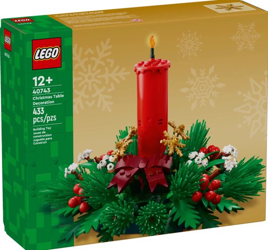 LEGO 40743 - Kersttafeldecoratie (40743) van LEGO