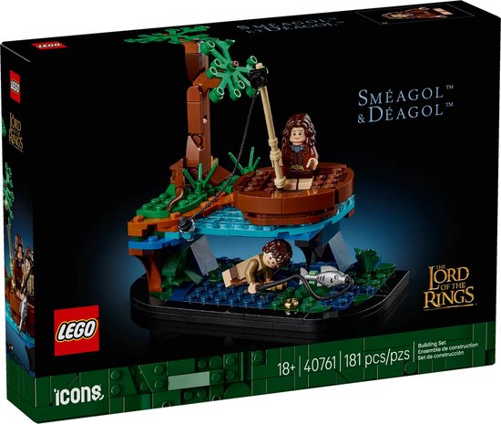 LEGO 40761 The Lord of the Rings: Sméagol & Déagol van Merkloos