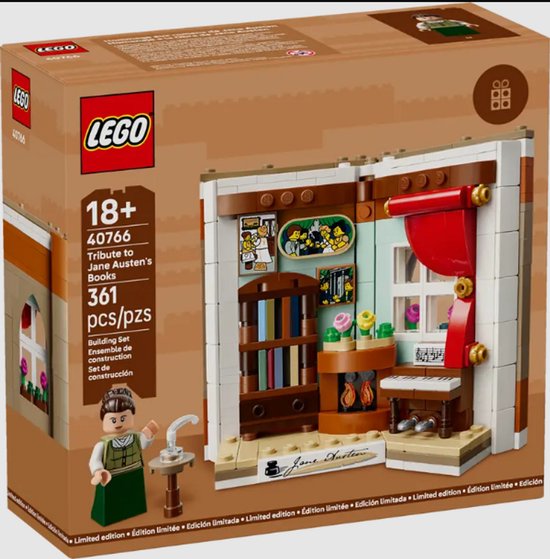 LEGO 40766 Eerbetoon aan de boeken van Jane Austen van LEGO