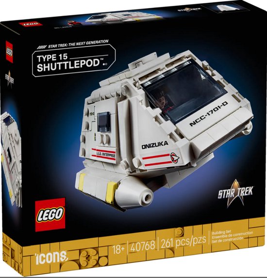 LEGO 40768 Star Trek: Type-15 Shuttlepod™ van Merkloos