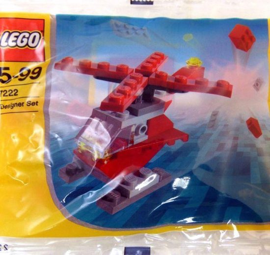 LEGO 7222 Rode Helicopter (Polybag) van LEGO