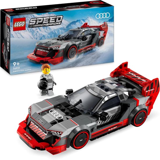 LEGO 76921 Speed Champions Audi S1 e-tron quattro racing car Toy Car Building Kit for Kids, Gift for Boys and Girls from 9 years who like to play Role Games van LEGO