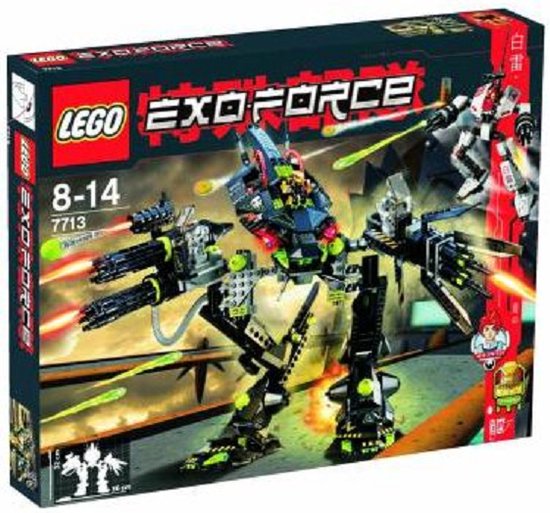LEGO 7713 Bridge Walker and White Lightning van LEGO