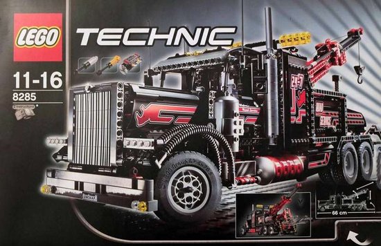 LEGO 8285 Zwarte Sleeptruck van Merkloos