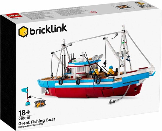 LEGO 910010 Bricklink great fishing boat van LEGO