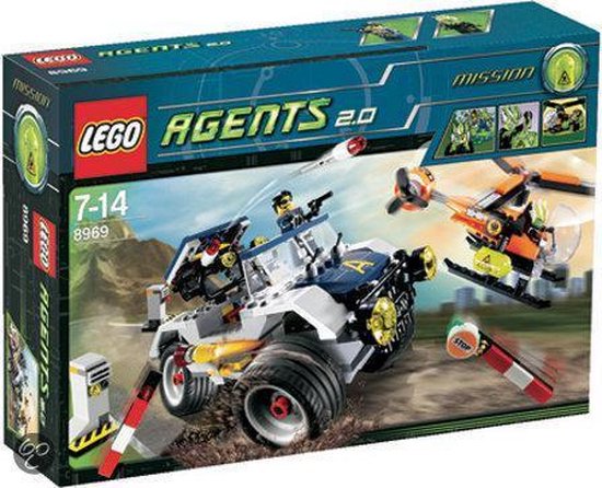 LEGO Agents 4-WD Achtervolging - 8969 van LEGO