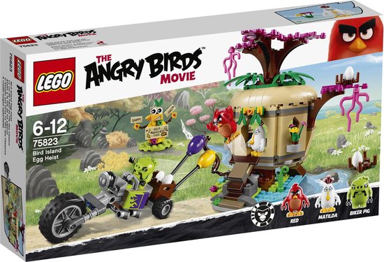 LEGO Angry Birds Bird Island Eierenroof - 75823 van LEGO