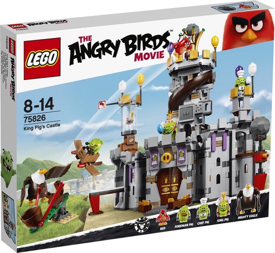 LEGO Angry Birds Het Kasteel van Koning Pig - 75826 van LEGO