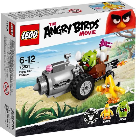 LEGO Angry Birds Piggy Auto-ontsnapping - 75821 van LEGO