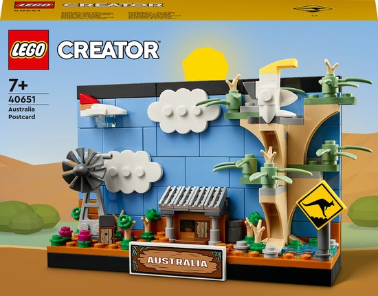 LEGO Ansichtkaart van Australië - 40651 van LEGO