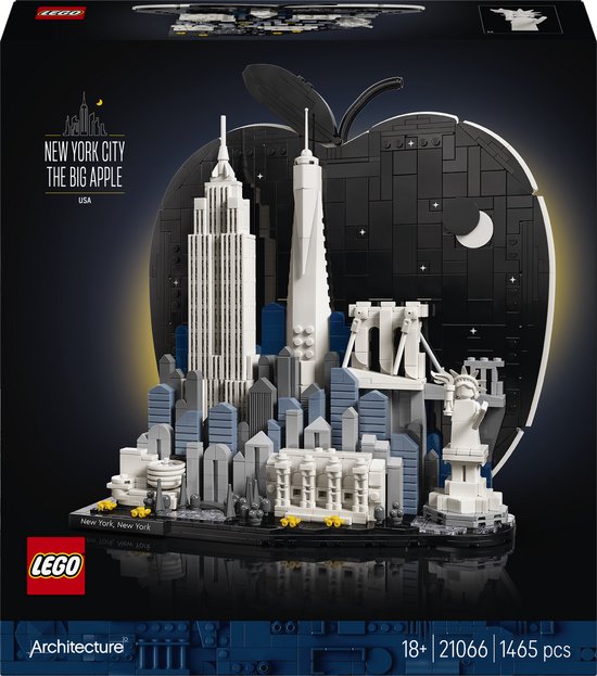 LEGO Architecture New York City – The Big Apple Bouwpakket - 21066 van Merkloos