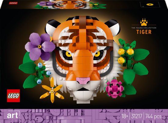 LEGO® Art De Faunacollectie – Tijger - 31217 van LEGO