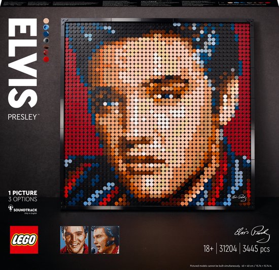 LEGO Art Elvis Presley “The King”
 - 31204 van LEGO