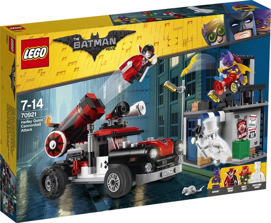 LEGO Batman Movie Harley Quinn Kanonskogelaanval - 70921 van LEGO