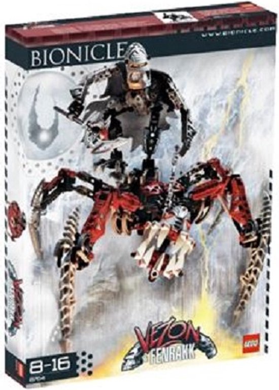 Lego Bionicle Warriors 8764 Vezon & Fenrakk van LEGO