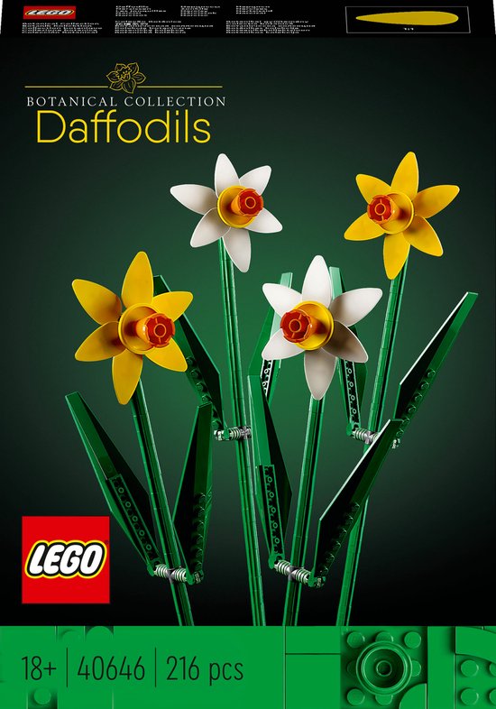 LEGO Botanical Collection 40646 - Narcissen - Daffodils van Merkloos