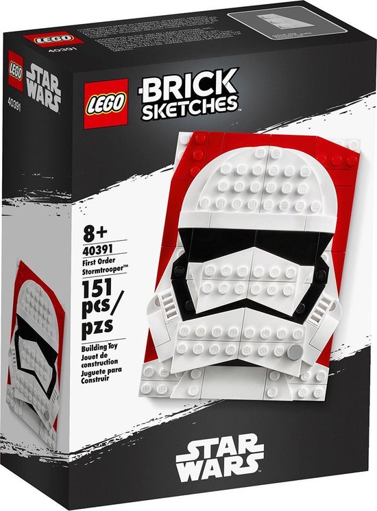 LEGO Brick Sketches™ 40391 First Order Stormtrooper™ van LEGO