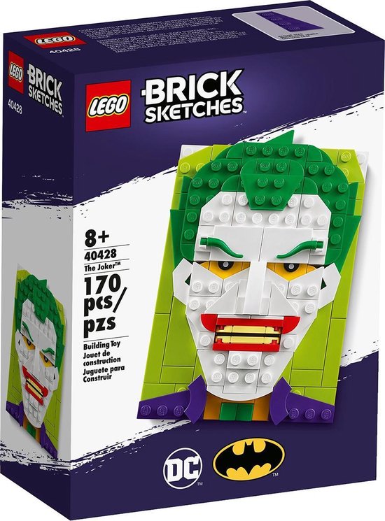 LEGO Brick Sketches™ The Joker™- 40428 van LEGO