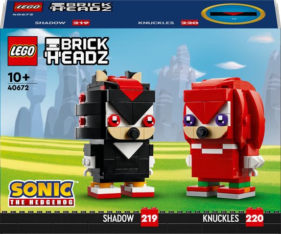 LEGO Brickheadz 40672 - Sonic the Hedgehog™: Knuckles en Shadow van LEGO