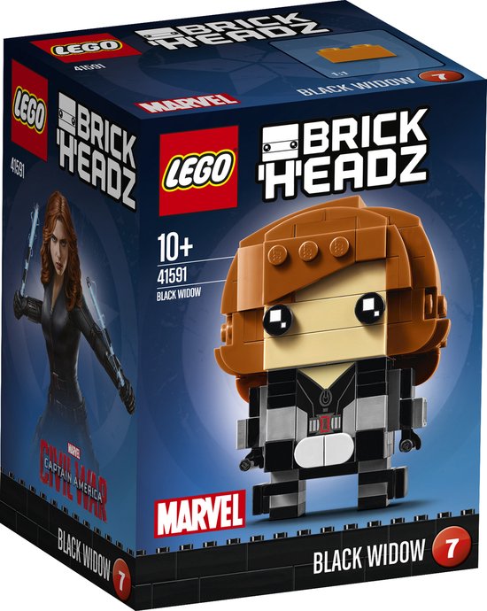 LEGO BrickHeadz Black Widow - 41591 van LEGO