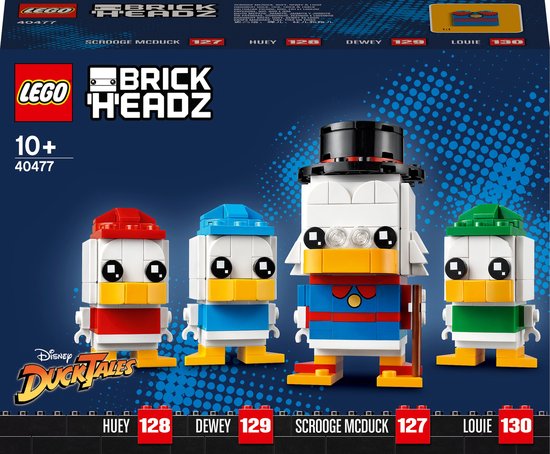 LEGO BrickHeadz™ Dagobert Duck, Kwik, Kwek en Kwak - 40477 van LEGO