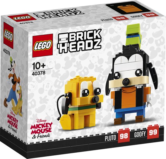 LEGO BrickHeadz Goofy en Pluto - 40378 van LEGO