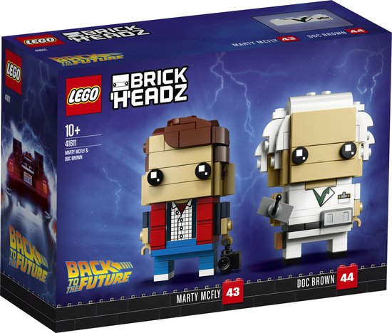 LEGO BrickHeadz Marty McFly & Doc Brown - 41611 van LEGO
