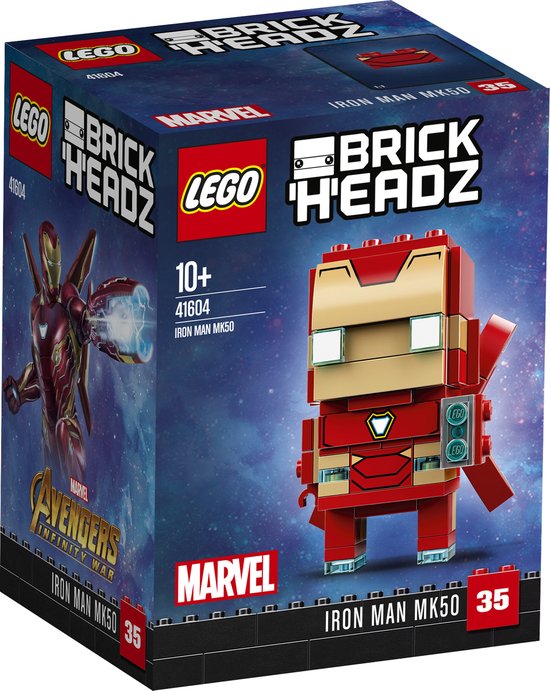 LEGO BrickHeadz Marvel Avengers Iron Man MK50 - 41604 van LEGO
