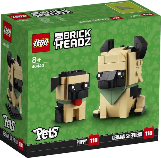 Lego Brickheadz pets 40440 - Duitse herder met puppy van LEGO