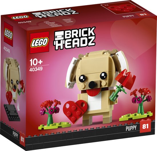 LEGO BrickHeadz Valentijnspuppy - 40349 van LEGO