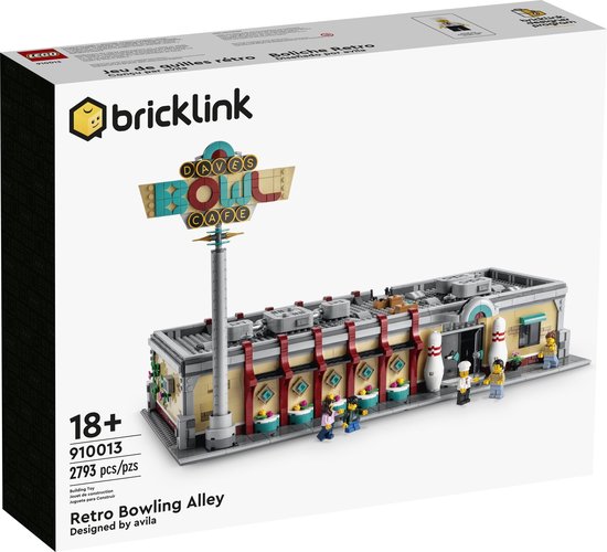 LEGO BrickLink Retro Bowling Alley 910013 van LEGO