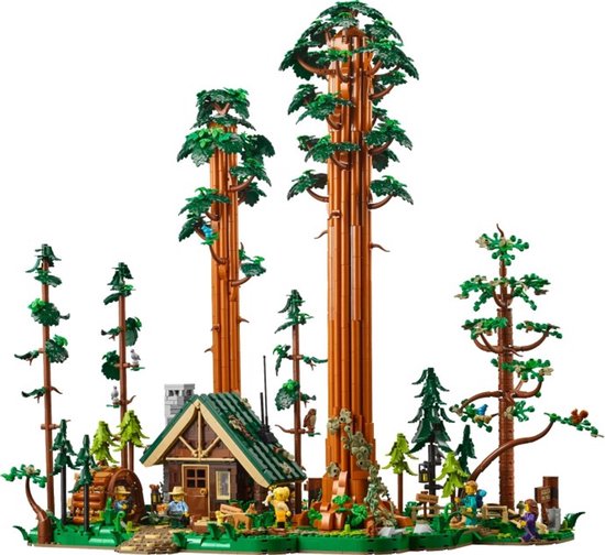 LEGO BrickLink Sequoia Tree Trail / Reuzensequoia Wandelroute - 910058 van Merkloos