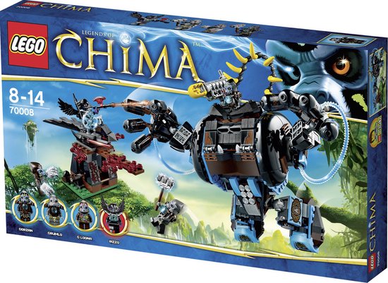 LEGO Chima Gorzans Gorilla Striker -70008 van LEGO