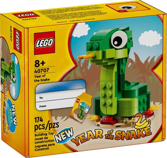 LEGO Chinees Nieuwjaar 40707 - Year of the Snake - Jaar van de Slang van LEGO