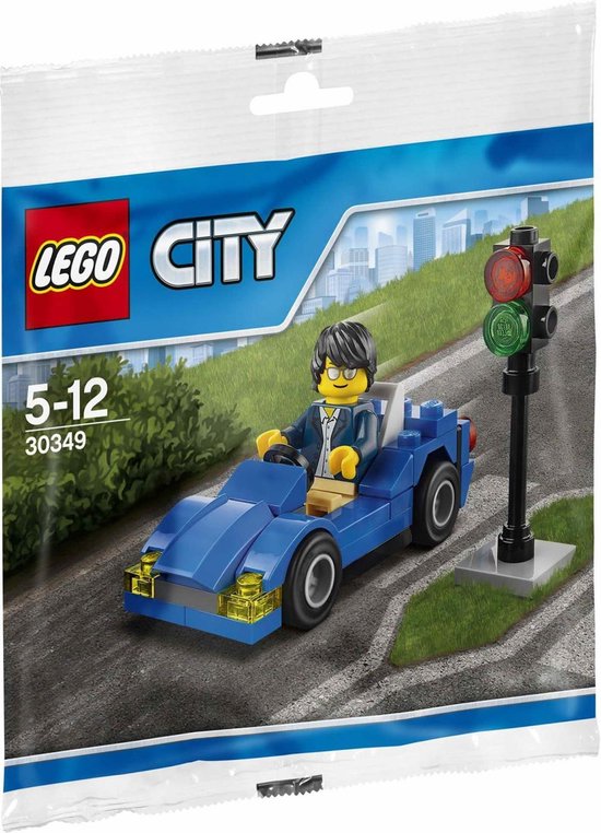 LEGO City 30349 - Sportauto en Stoplicht van LEGO