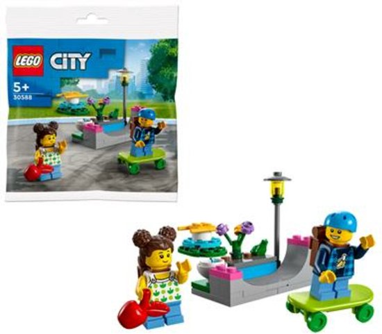 LEGO City 30588 - Kinderspeeltuin - Skatebaan (polybag) van LEGO