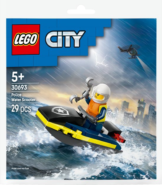 LEGO City 30693 - Politie Waterscooter (polybag) van LEGO