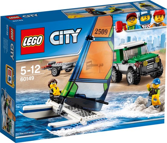 LEGO City 4x4 met Catamaran - 60149 van LEGO