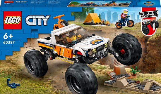 LEGO City 4x4 Terreinwagen avonturen - 60387 van LEGO