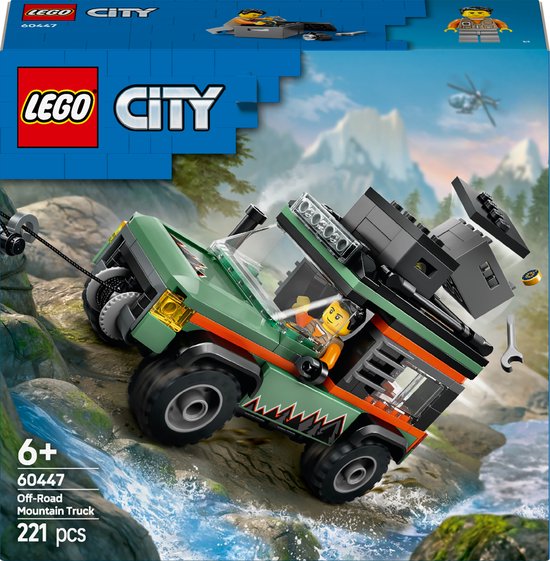 LEGO City 4x4 terreinwagen voor in de bergen - 60447 van LEGO